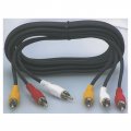 Cable Video 3 RCA - 3 RCA Plugs